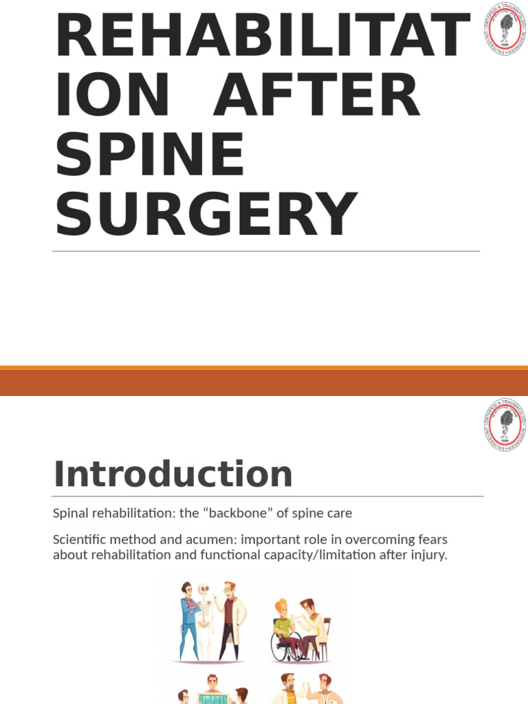 Rehabilitation After Spine Surgery | PDF