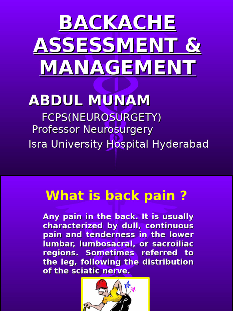 Back Pain Management Final 2 | PDF