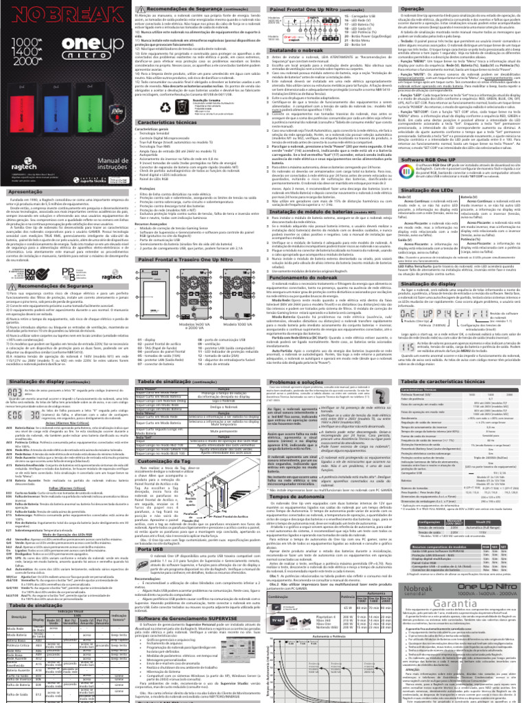 Manual Usuario OneUp Nitro | PDF