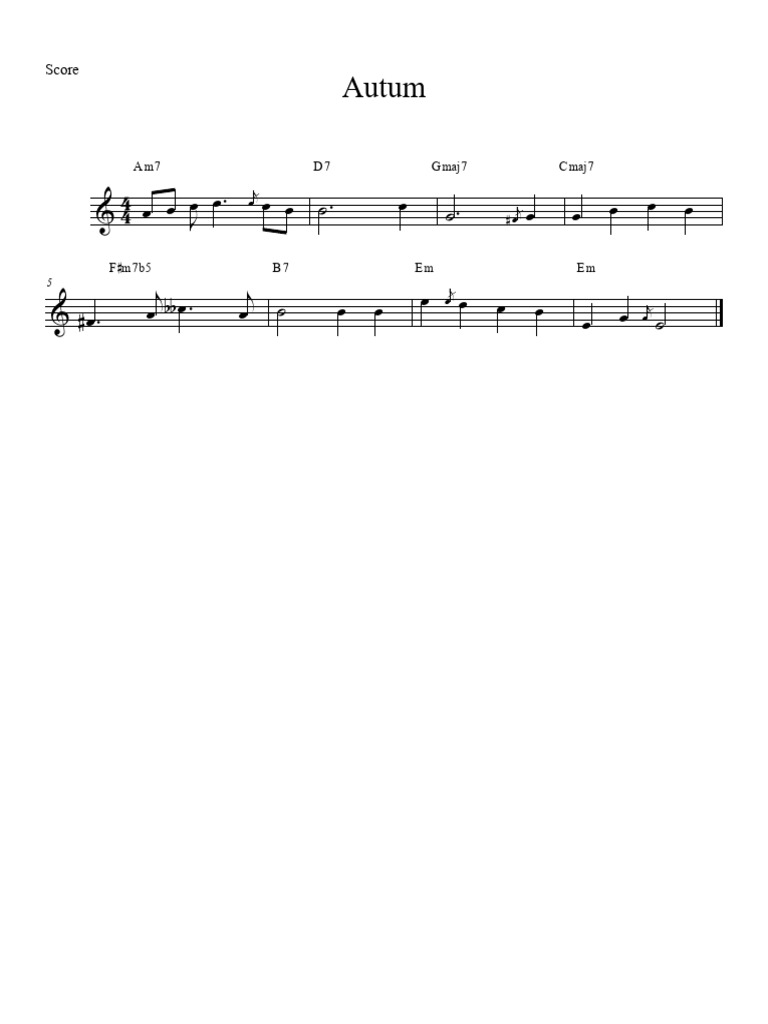 Autum | PDF