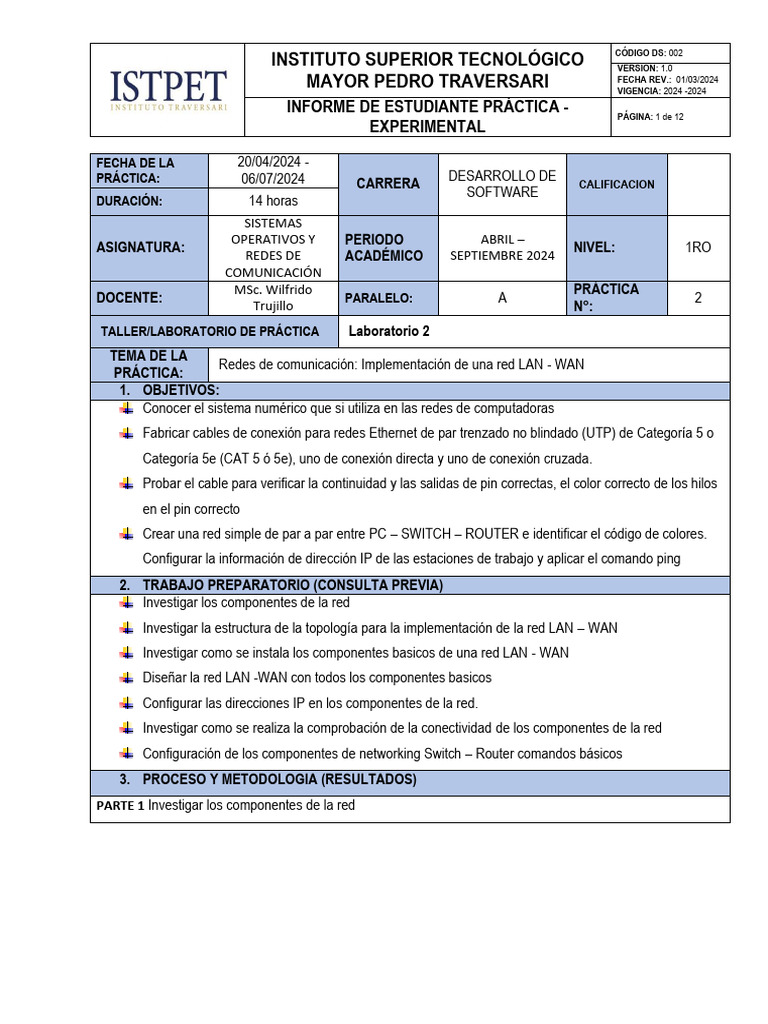 Practico Experimental 2 | PDF