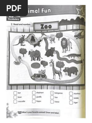Workbook Unit 4 - Animal Fun