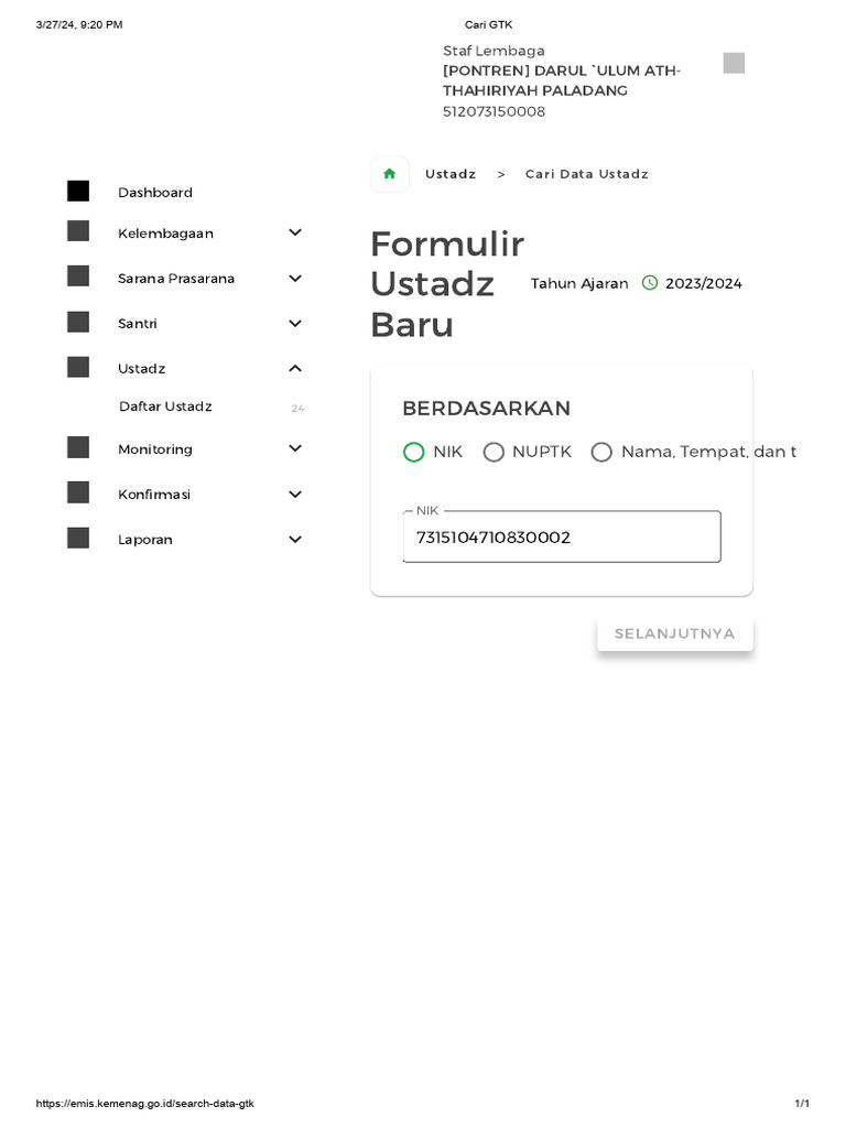 Cari GTK | PDF