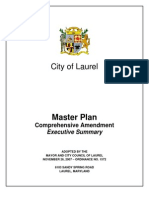 City of Laurel Master Plan Comprehensive Amendment Executive Summary