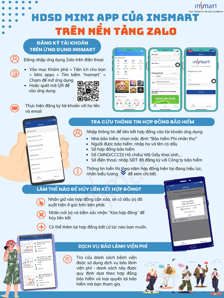 HDSD Mini App Cua Insmart Tren Zalo | PDF