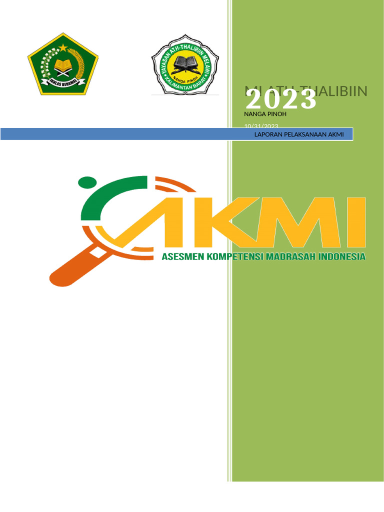 Cover Laporan Akmi | PDF