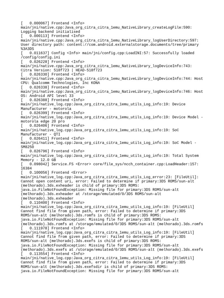Citra Log - Txt.old | PDF