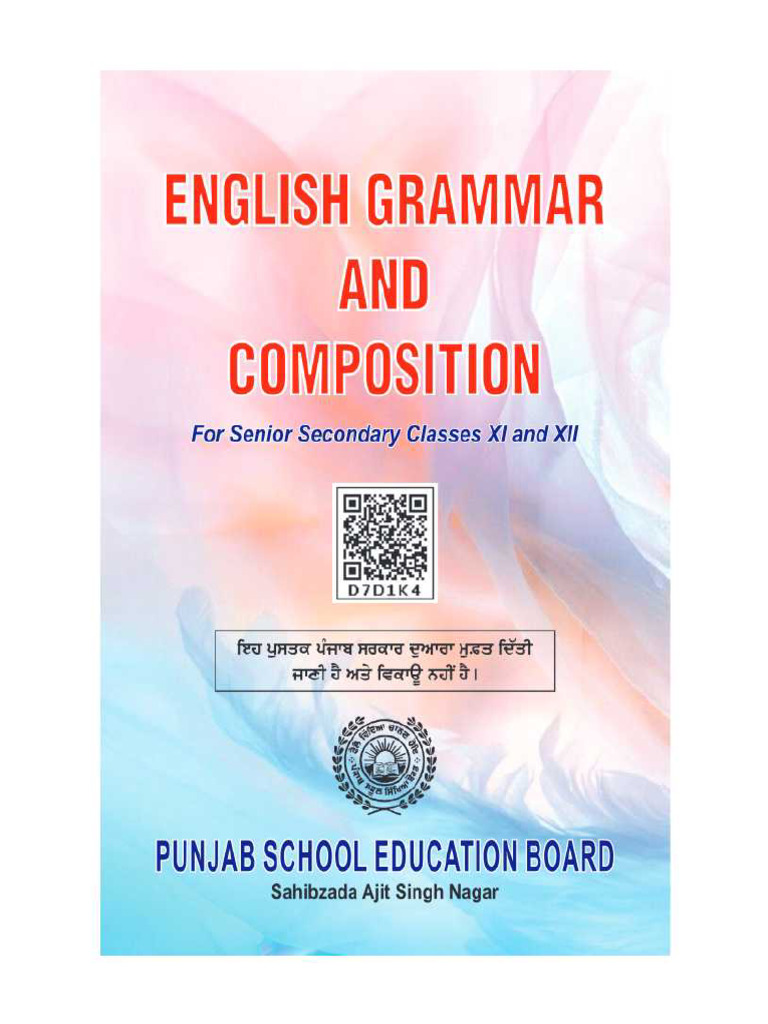 English Grammar & Composition-11-12 | PDF