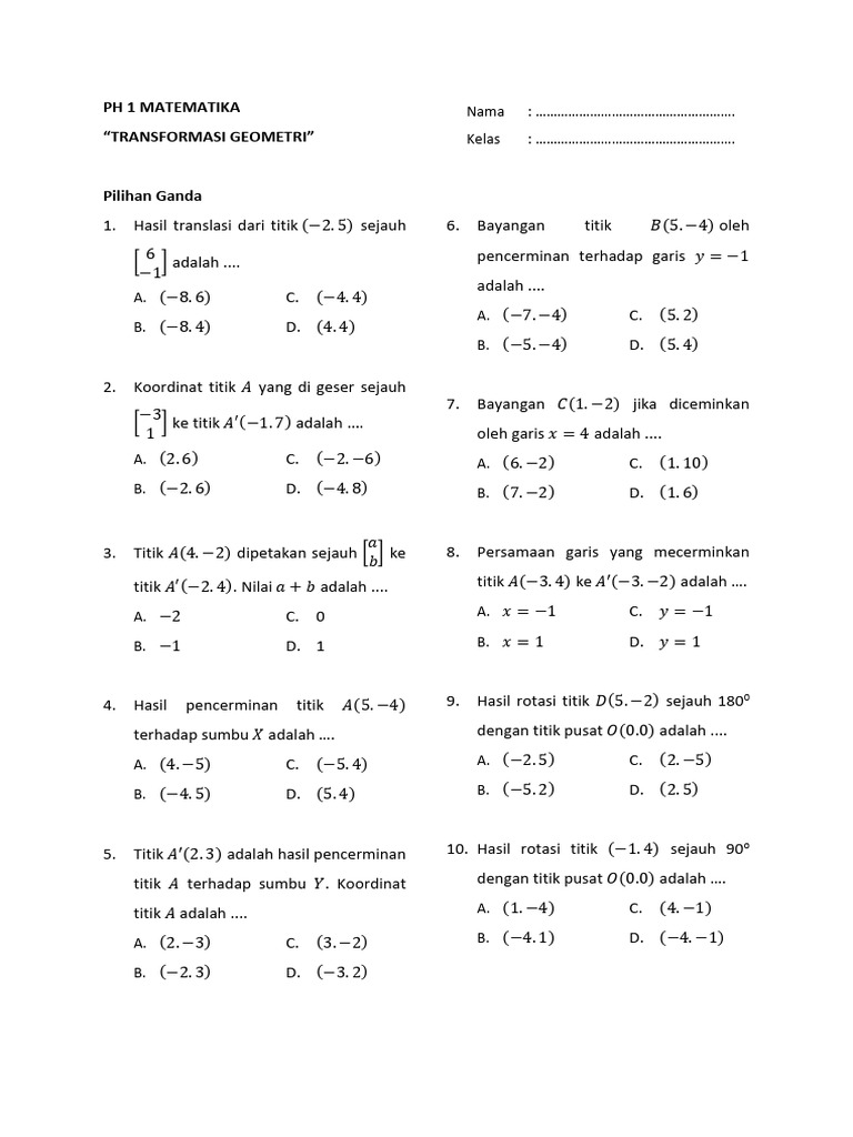PH 1 Math 91 2425 | PDF