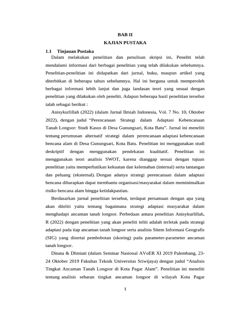 Bab Ii | PDF