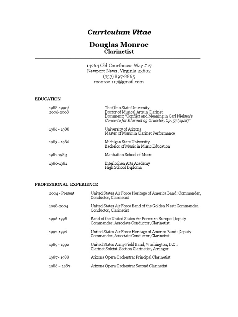 Douglas curriculum vitae 04 image