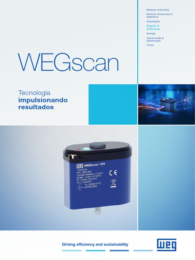 WEG WEGscan Brochure 10000183 PT | PDF | Computing | Technology ...