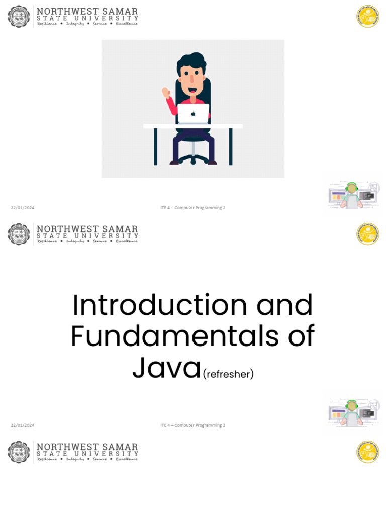 Module 1 Introduction and Fundamentals of Java | PDF