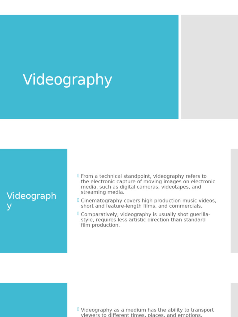 Video Graphy | PDF
