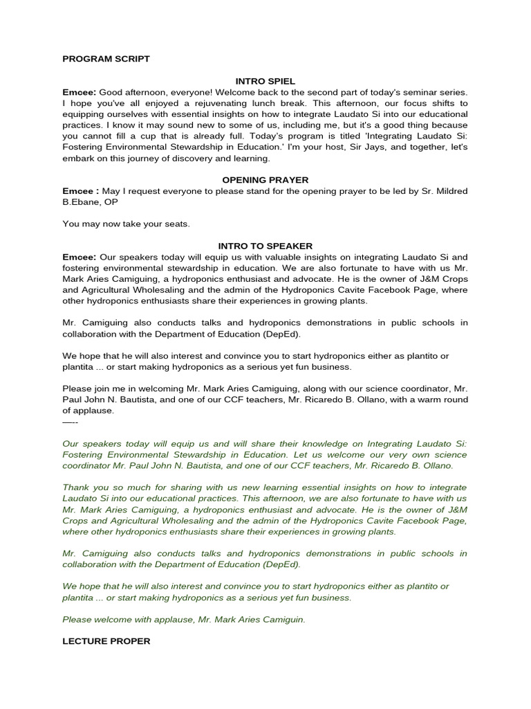 SCRIPT | PDF