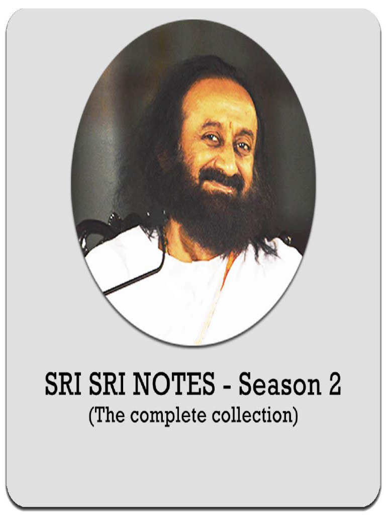 Sri Sri Notes Part 2 | PDF