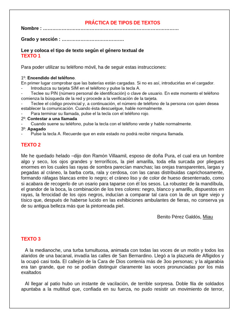Guía de Textos para Estudiantes | PDF