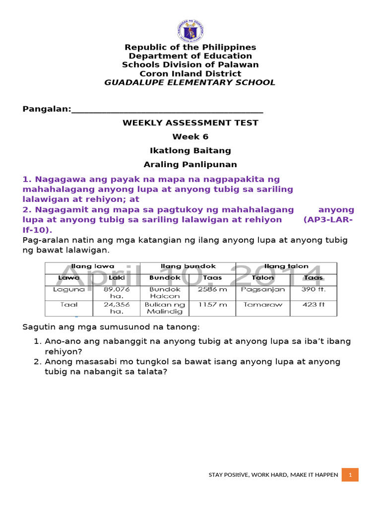 Assessment Week 6 Pdf