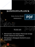 Konstanta Planck