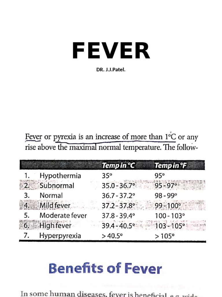 Fever DR JJP | PDF
