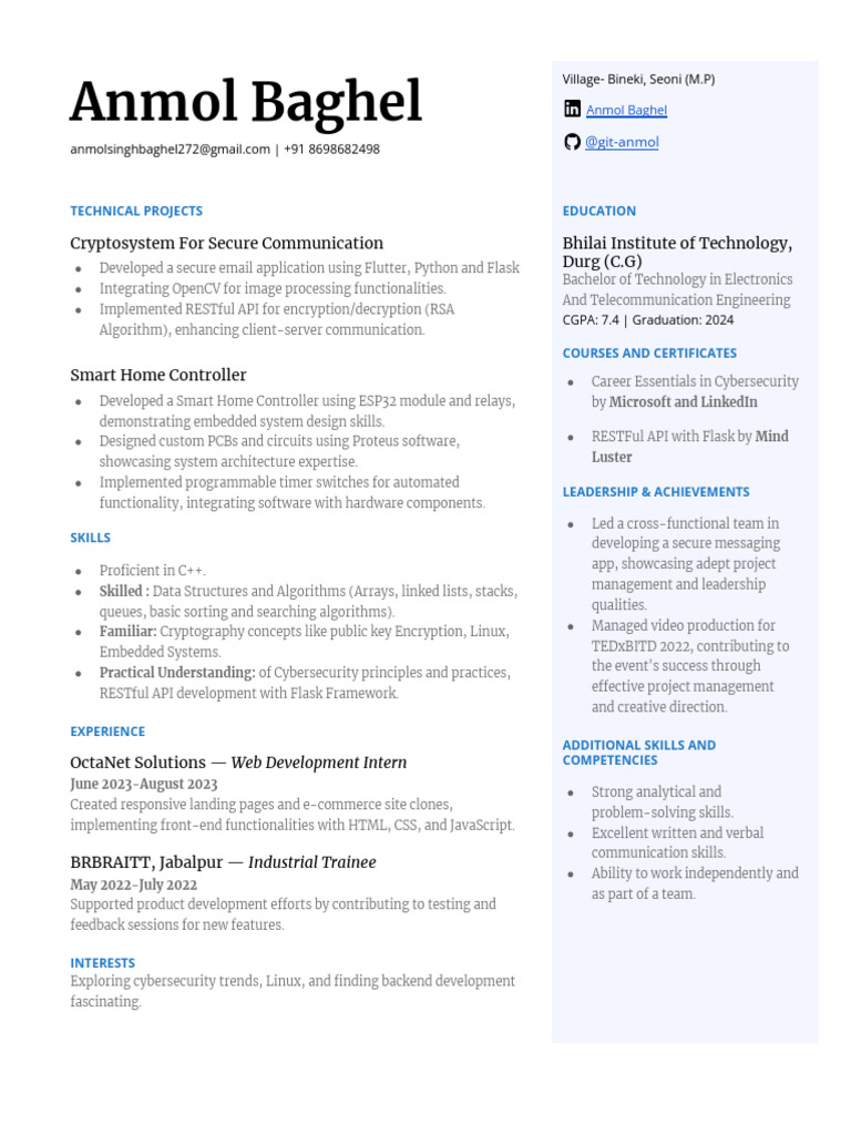Resume ACC | PDF
