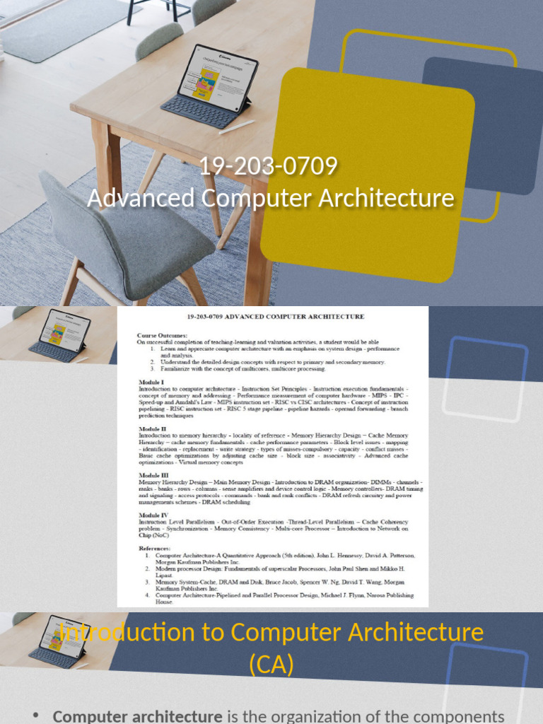 Advanced Computer Architecture | PDF