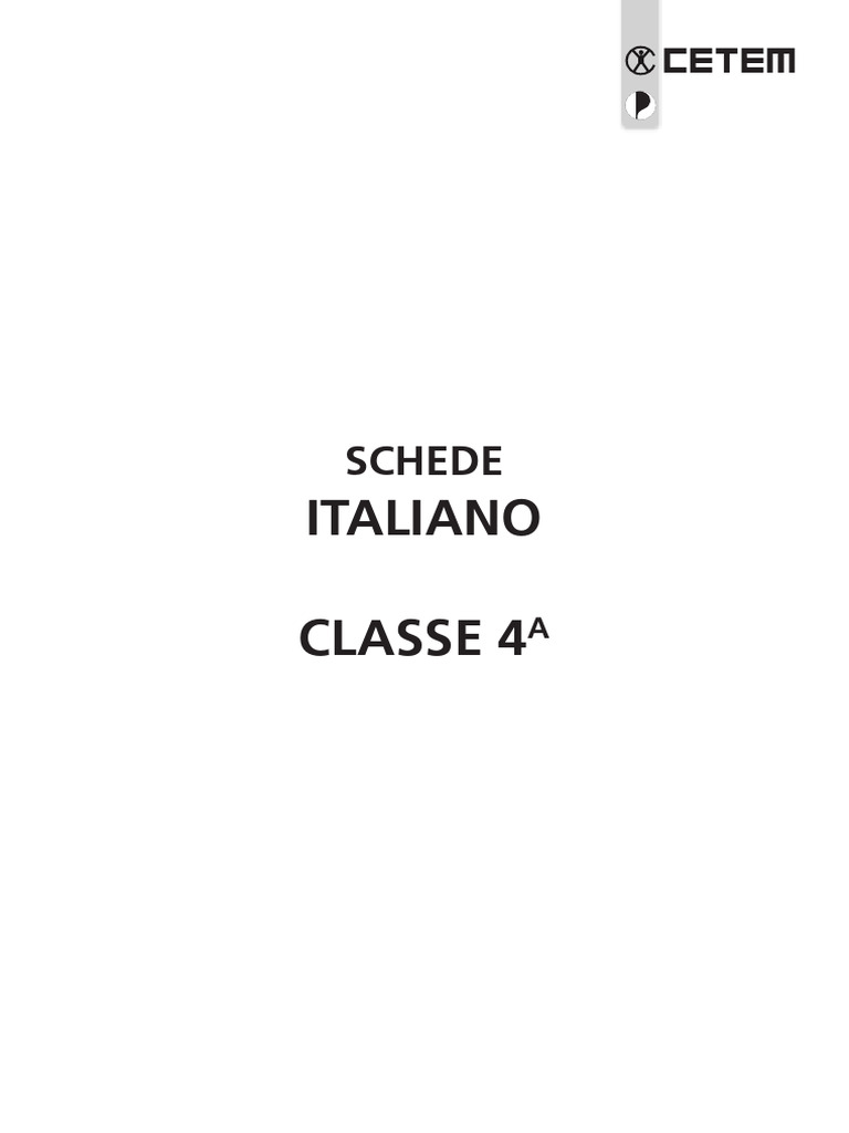 Italiano 4B | PDF