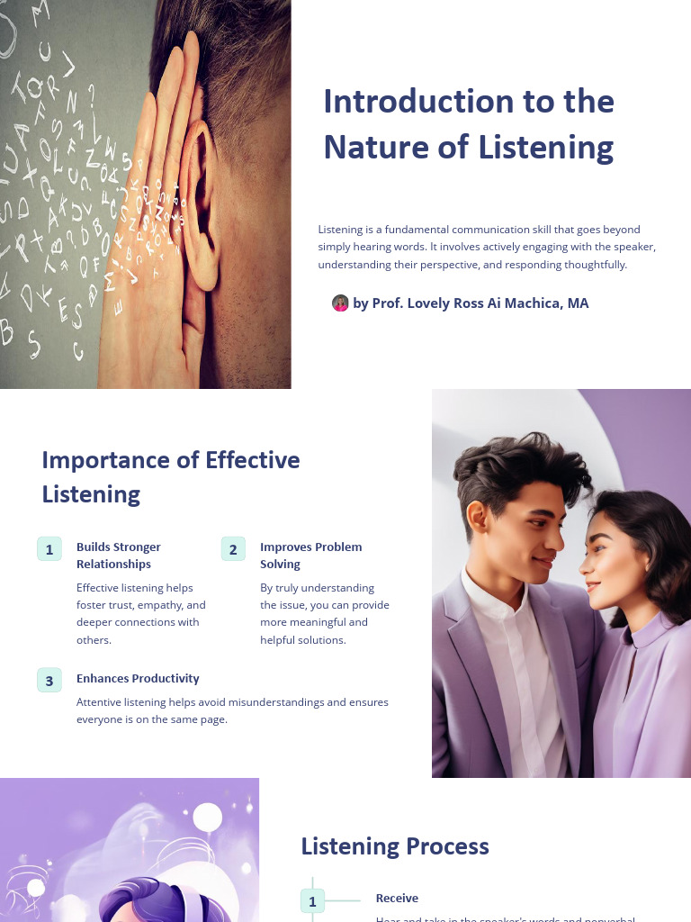 Introduction To The Nature of Listening PDF