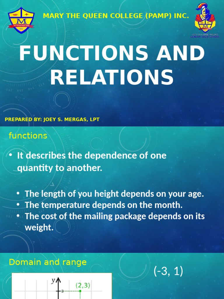 #1 Functions and Their Graphs | PDF