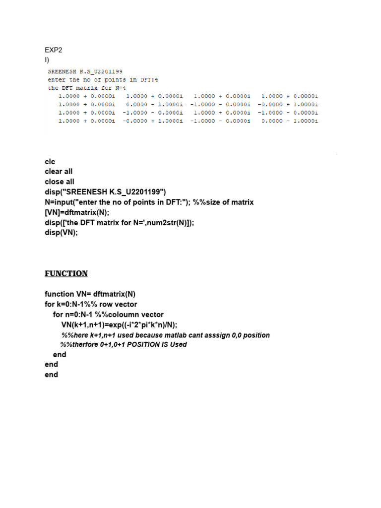 Matlab 2 | PDF