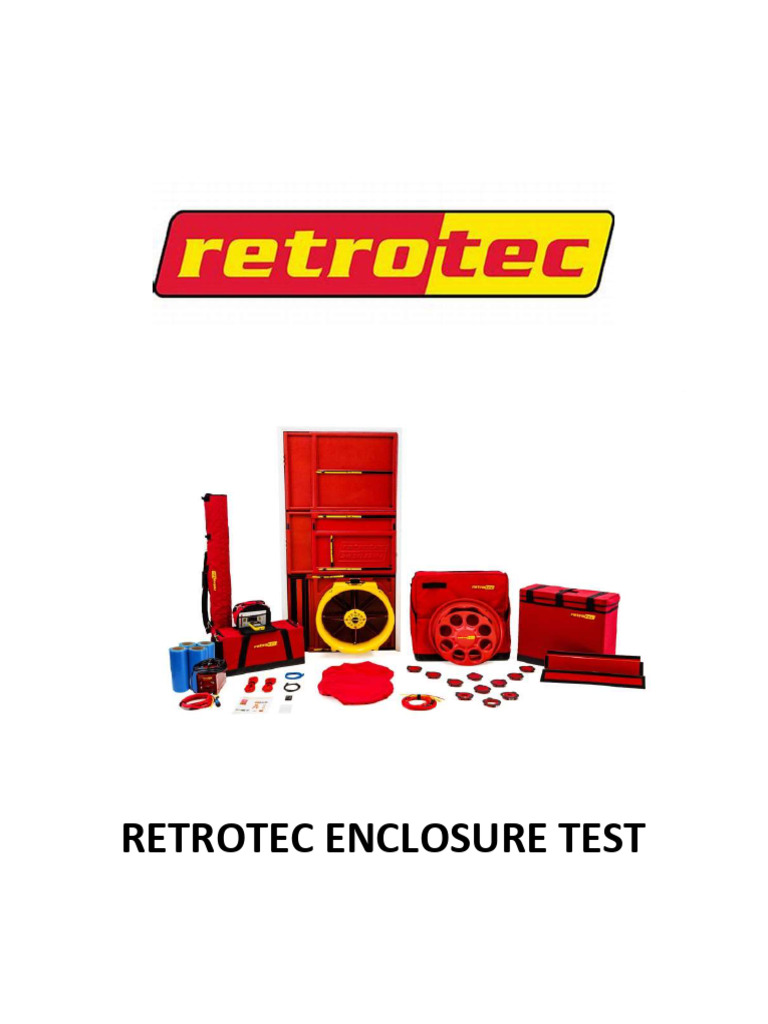 Retrotec Manual | PDF