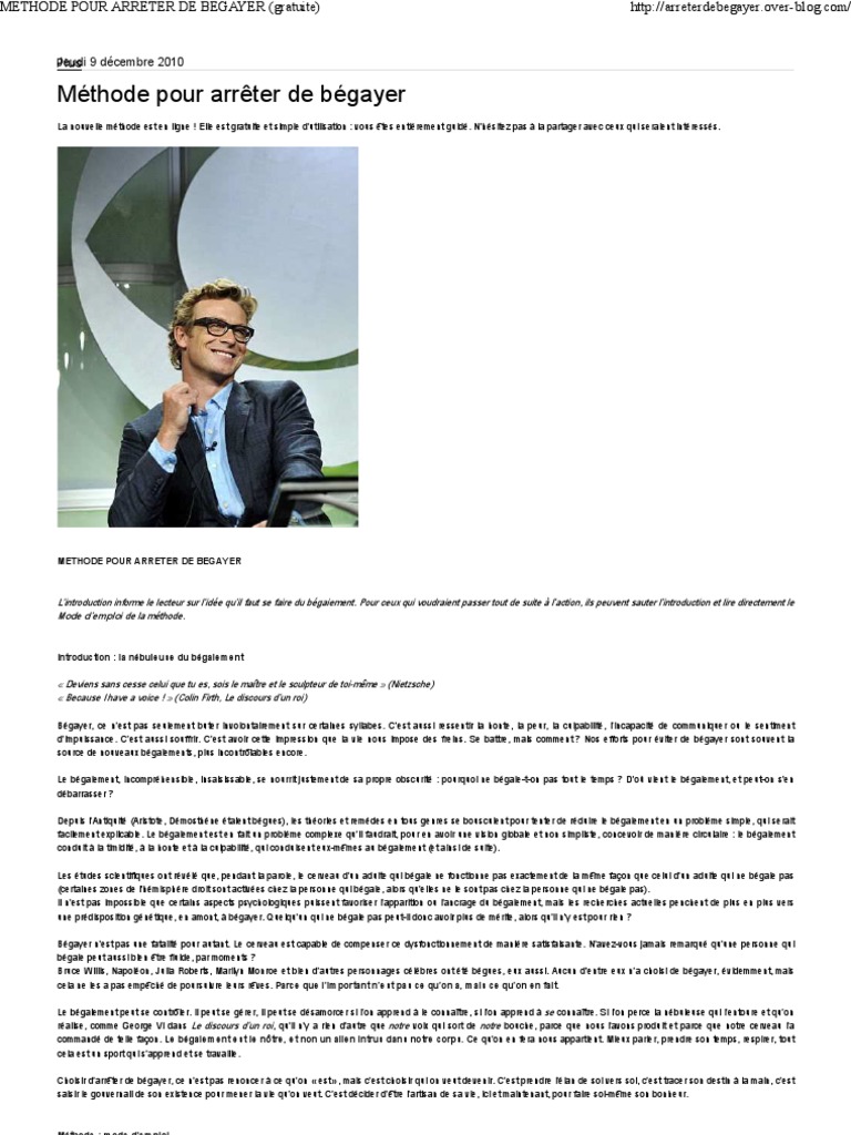 Arrêter De Begayer – Comment De Plus Bégayer – UUGIK