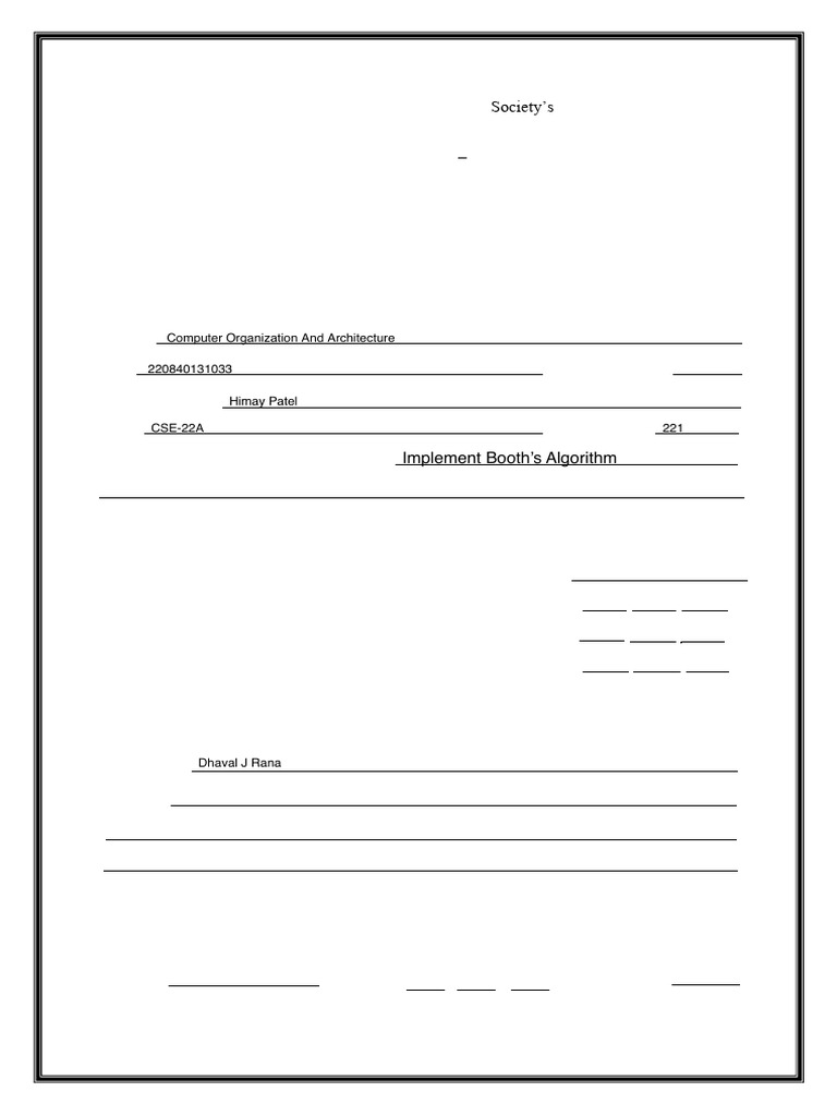 Term Work | PDF