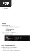 EduBlocks Lesson 2: User Input & Data Types | PDF | Games & Activities ...