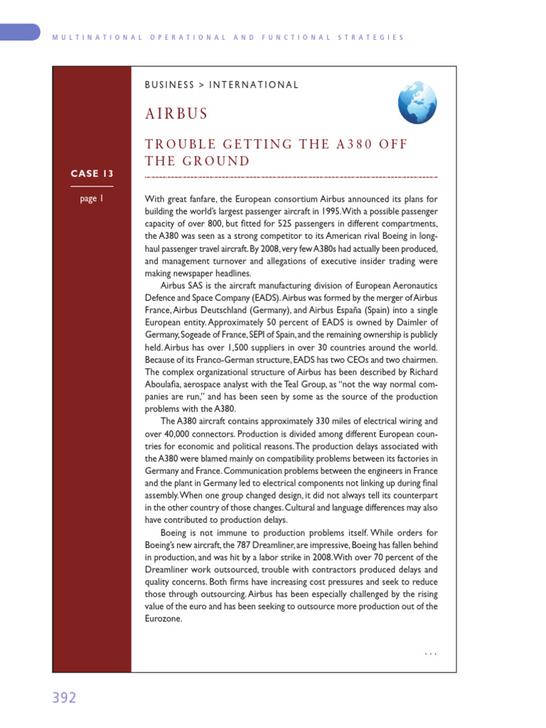 Airbus Org Str Pdf