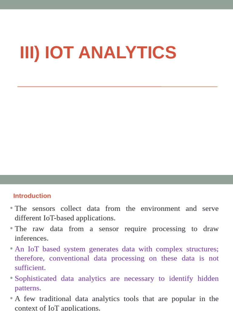 IoT Analytics | PDF