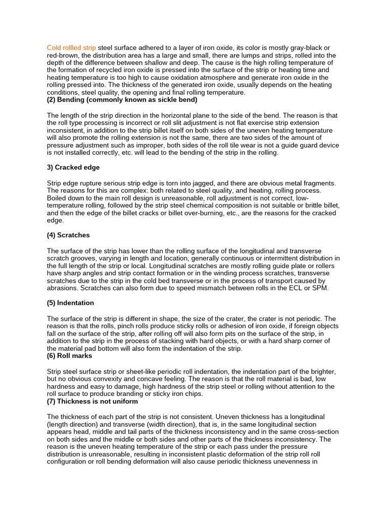 CR Defect Analysis | PDF