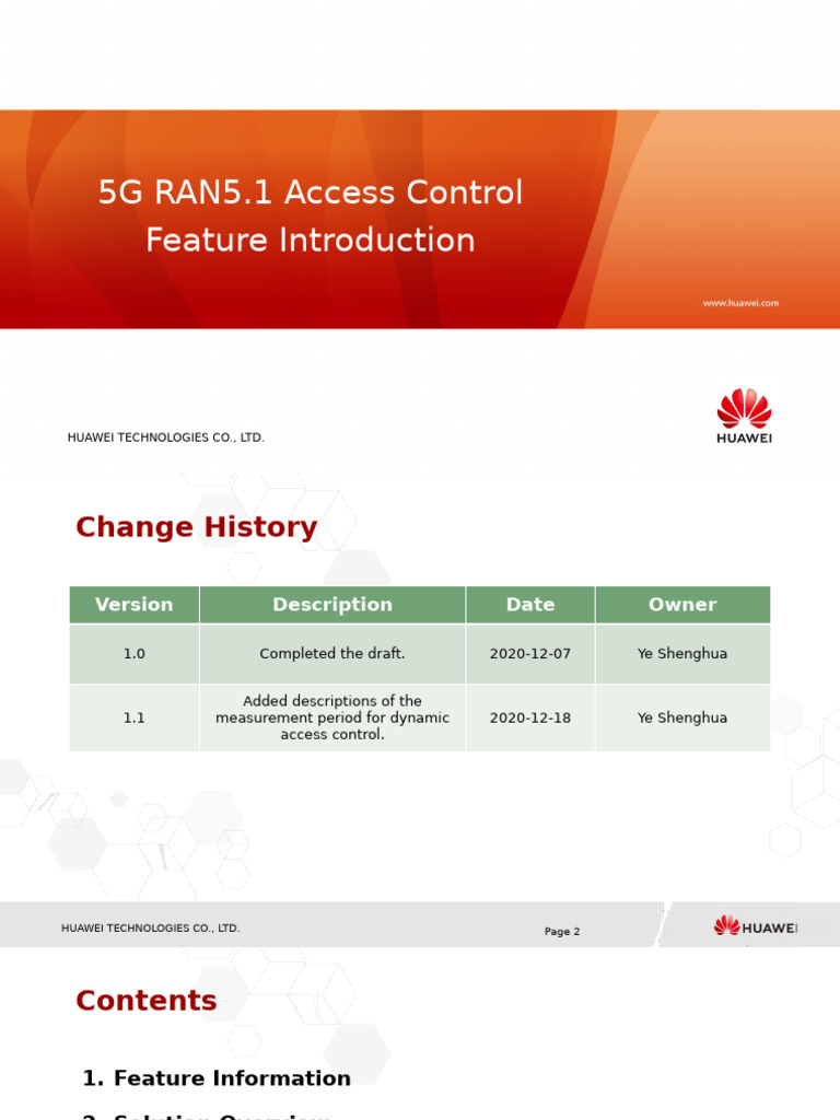 Training Course - 5G RAN5.1 Access Control | PDF | Computer Science ...