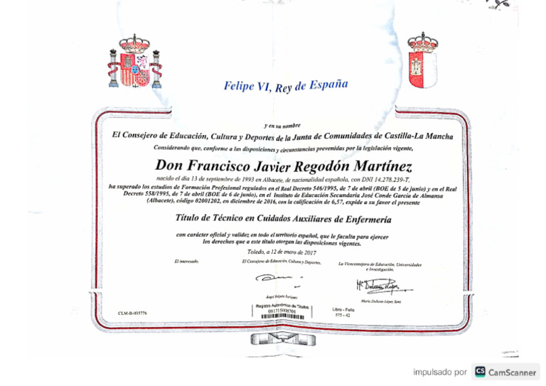 Título Auxiliar de Enfermería | PDF