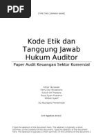 Download Kode Etik  Tanggung Jawab Hukum Auditor by Reza Syam Pratama SN76270177 doc pdf