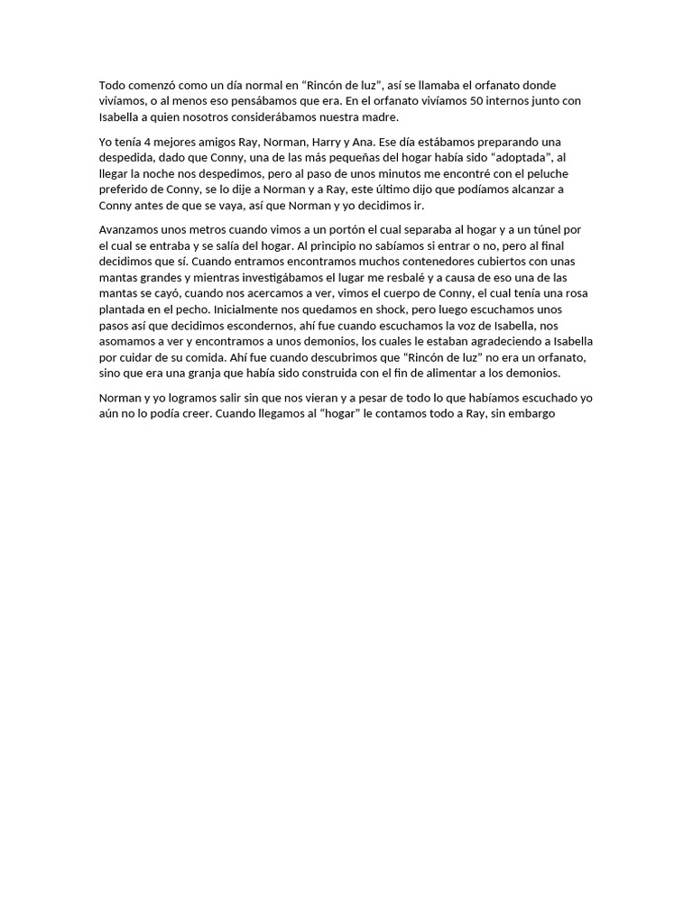 Todo Comenzó Como Un Día Normal en | PDF