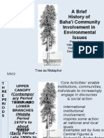 A Short History of the Involvement of the Baha'i Community on Environmental Issues - PPT