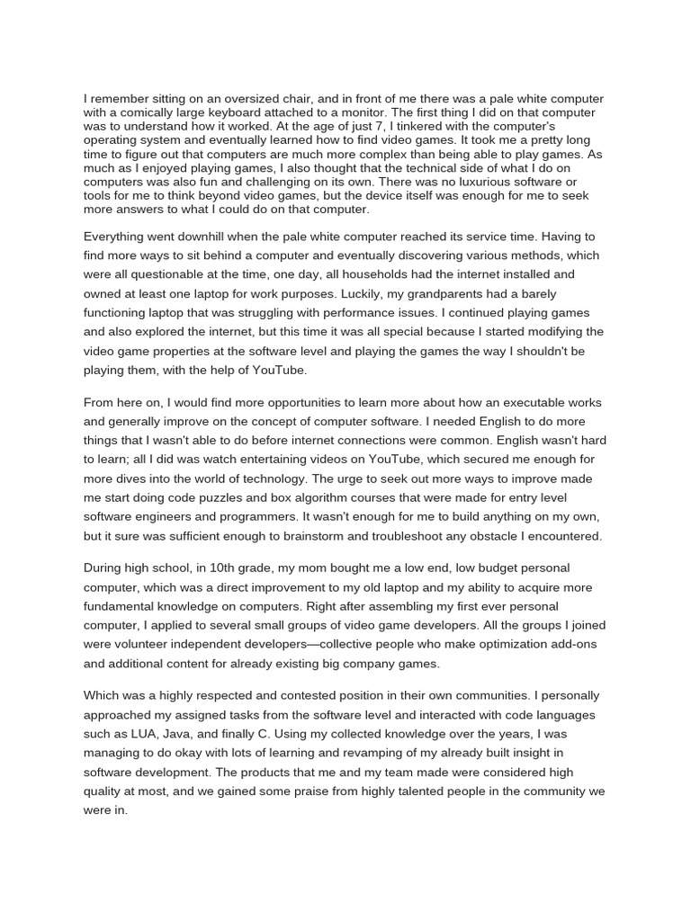 Essay Editing | PDF