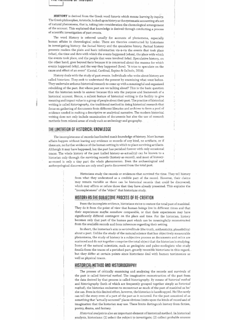 History lesson 1 2 pdf