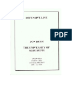 University of Mississippi D Line Drills