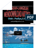 Men Download Artikel/Informasi Pada Web