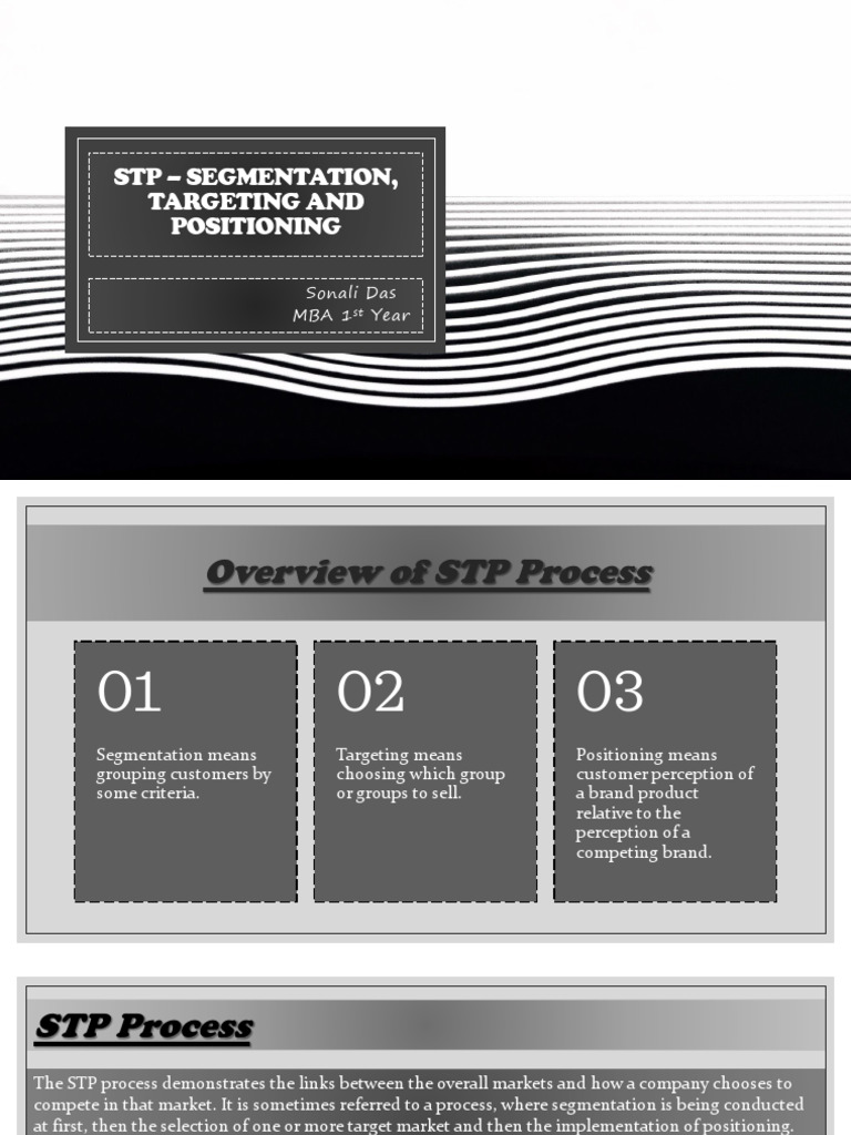 STP – Segmentation, Targeting and positioning PPT | PDF