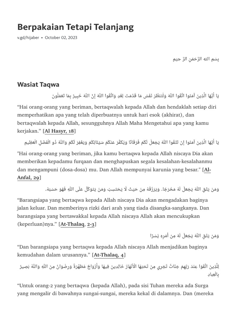 Berpakaian tetapi telanjang telegraph pdf