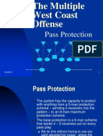 Pass Protection in the Multiple West Coast Offense
