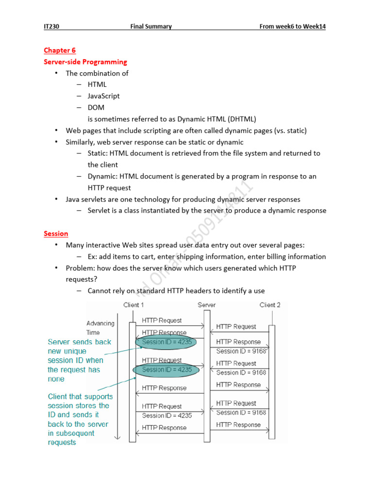 Server-Side Programming and XML Basics | PDF | Http Cookie | Databases